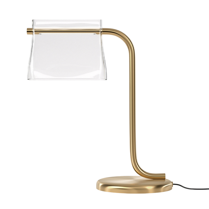Настольный светильник Cabaret 3000К 8Вт Латунь Прозрачный в Саратове | Loft Concept 