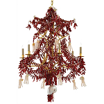 Люстра с декором в виде кораллов и ракушек Corals and Shells Chandelier Red варинант исполнения - 3 | Loft Concept в Саратове