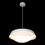 Подвесной светильник круглый белого цвета из металла Vita Cuna варинант исполнения - 6 | Loft Concept в Саратове