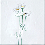 Плитка с узором Ромашки варинант исполнения - 2 | Loft Concept в Саратове