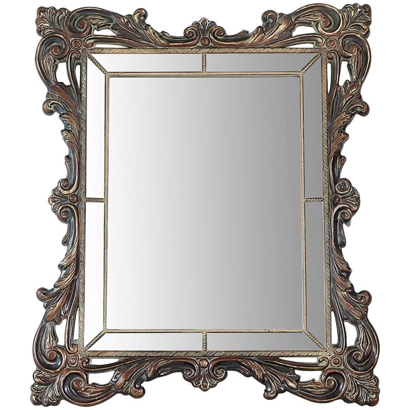 Настенное зеркало Travere Mirror Коричневый Настенное зеркало Travere Mirror Коричневый в Саратове | Loft Concept
