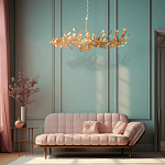 Люстра с абажуром оформленным в виде стаи бабочек Eternal Butterflies варинант исполнения - 4 | Loft Concept в Саратове