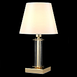 Настольная лампа с белым тканевым абажуром в форме конуса Laurent варинант исполнения - 7 | Loft Concept в Саратове