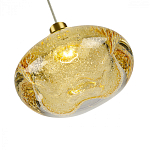 Подвесной светильник с прозрачным стеклянным плафоном округлой формы Effervia  варинант исполнения - 11 | Loft Concept в Саратове