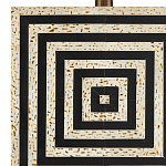 Настольная лампа с квадратным основанием и прямоугольным абажуром Neat Lines варинант исполнения - 1 | Loft Concept в Саратове