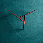 Дизайнерский кофейный стол со стеклянной столешницей Gio Ponti D.552.2 Coffee Table варинант исполнения - 3 | Loft Concept в Саратове