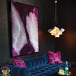 Люстра с 15-ю белыми  плафонами с золотой внутренней поверхностью Hinkley варинант исполнения - 3 | Loft Concept в Саратове