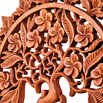 Панно из дерева круглое Sakura Panel With Trees варинант исполнения - 2 | Loft Concept в Саратове