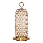 Настольная лампа с факутрным стеклянным плафоном Sonora варинант исполнения - 2 | Loft Concept в Саратове