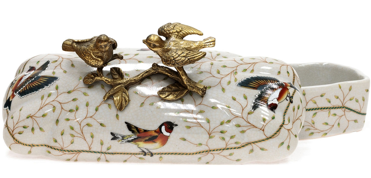 Шкатулка Bronze and Color Birds Box Шкатулка Bronze and Color Birds Box - Loft-Concept в Саратове