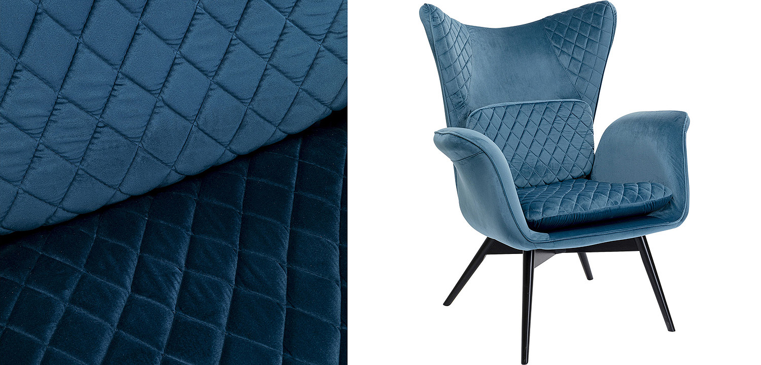 Кресло Blue Velvet Throne Кресло Blue Velvet Throne - Loft-Concept в Саратове