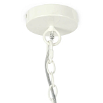 Люстра декорированная белыми деревянными бусинами White Wooden Beads Chandelier варинант исполнения - 3 | Loft Concept в Саратове