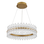 Люстра круглая с декоративными элементами в виде лепестков Round Light Flashing варинант исполнения - 4 | Loft Concept в Саратове