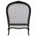 Кресло Ava Classical Armchair black and grey velour варинант исполнения - 2 | Loft Concept в Саратове