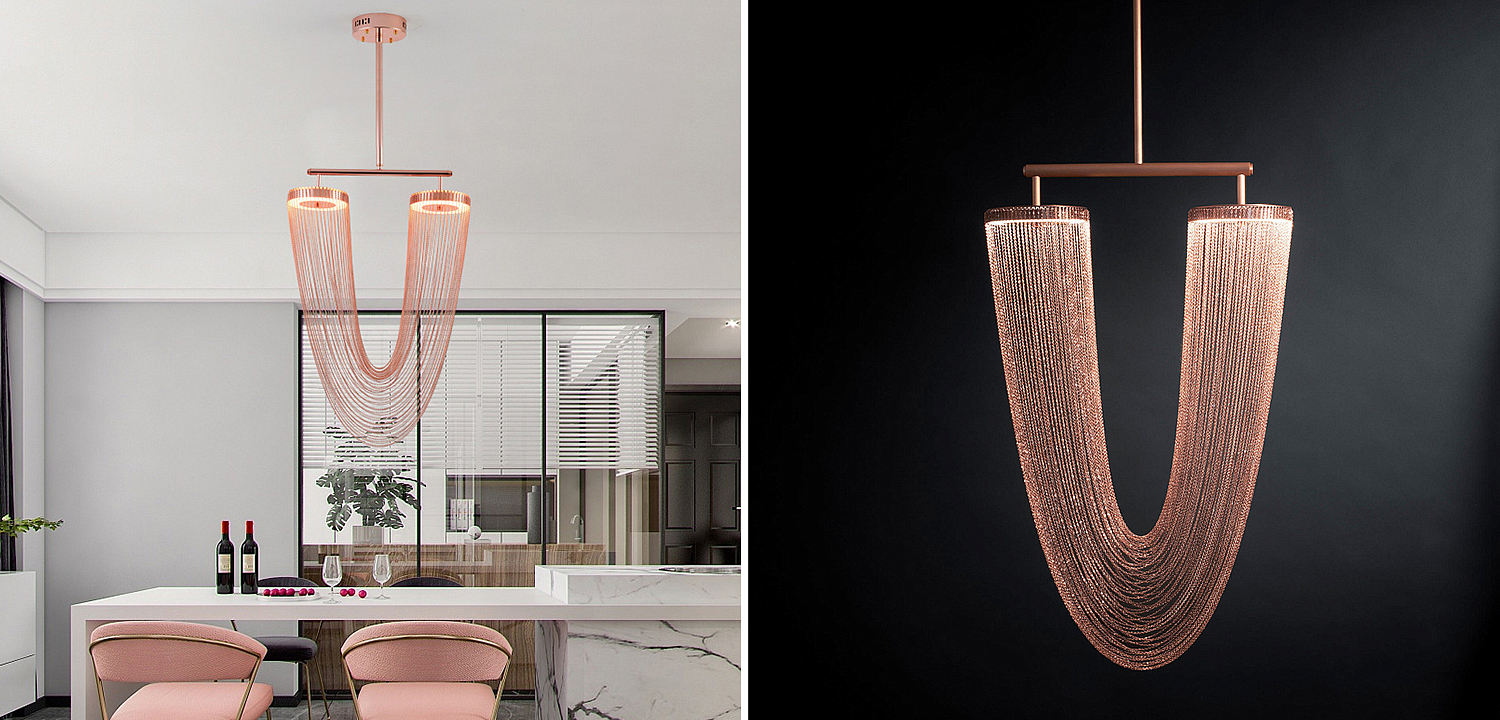 Люстра Otero Copper Larose Guyon Люстра Otero Copper Larose Guyon - Loft-Concept в Саратове