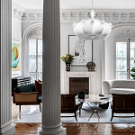 Подвесной светильник с белым фигурным абажуром и мягкими волнистыми краями Cloud Motion  варинант исполнения - 19 | Loft Concept в Саратове