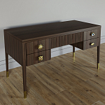 Письменный стол с 4-мя ящиками Elsa Dreams Walnut варинант исполнения - 1 | Loft Concept в Саратове