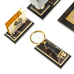 Настольный письменный набор из яшмы и долерита в подарочной упаковке Manager Organizer варинант исполнения - 7 | Loft Concept в Саратове