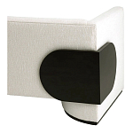 Дизайнерский Двухместный диван Florida Sofa  с элегантным деревянным декором  варинант исполнения - 4 | Loft Concept в Саратове