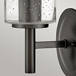 Бра с плафоном в форме цилиндра из прозрачного стекла с пузырьками Hinkley варинант исполнения - 9 | Loft Concept в Саратове