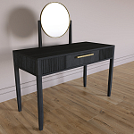 Туалетный Стол с зеркалом Primo Черный дуб варинант исполнения - 4 | Loft Concept в Саратове