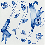 Плитка с узором Пистолеты варинант исполнения - 1 | Loft Concept в Саратове