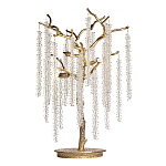 Лампа настольная со стеклянными подвесами цвет золото FAIRYTREE Light варинант исполнения - 1 | Loft Concept в Саратове