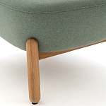 Кресло на деревянных ножках Olguin Green Chair варинант исполнения - 5 | Loft Concept в Саратове