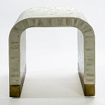 Приставной столик BONE INLAY SIDE TABLE-Cream варинант исполнения - 1 | Loft Concept в Саратове