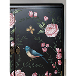 Комод деревянный Tits on flowers варинант исполнения - 7 | Loft Concept в Саратове