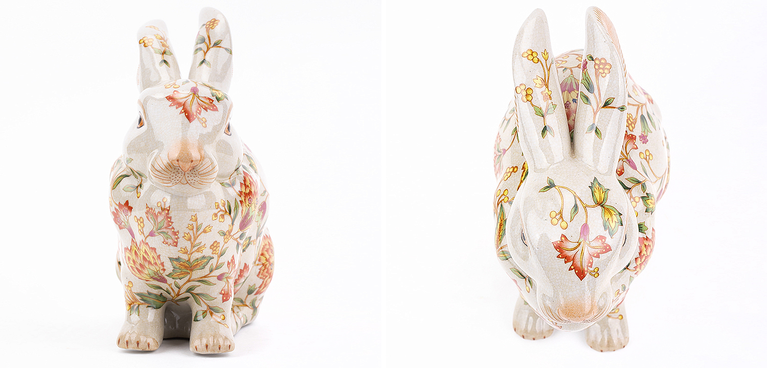 Декоративная статуэтка Porcelain Hare Statuette Декоративная статуэтка Porcelain Hare Statuette - Loft-Concept в Саратове