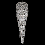 Люстра многоярусная каскадная с хрустальными подвесками Roul Crystal Light варинант исполнения - 2 | Loft Concept в Саратове