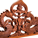 Панно из дерева драконы Panel With Trees варинант исполнения - 2 | Loft Concept в Саратове