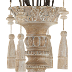 Люстра с состаренными резными элементами Big Graceful Profile варинант исполнения - 3 | Loft Concept в Саратове