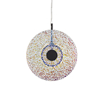 Подвесной светильник из фактурного двойного стекла Heterochromia варинант исполнения - 2 | Loft Concept в Саратове