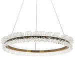 Кольцевая люстра с хрустальным декором Rowan Crystal Ring Horizontal Chandelier варинант исполнения - 1 | Loft Concept в Саратове