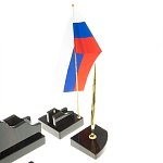 Настольный письменный набор из чёрного обсидиана с декором в виде льва Golden Lion варинант исполнения - 4 | Loft Concept в Саратове