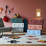 Металлический сундук Metal Chest White варинант исполнения - 5 | Loft Concept в Саратове