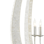 Люстра каплевидной формы покрытая перламутровой мозаикой Soft Pearl Shape варинант исполнения - 1 | Loft Concept в Саратове