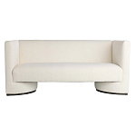 Дизайнерский Двухместный диван Florida Sofa  с элегантным деревянным декором  варинант исполнения - 2 | Loft Concept в Саратове