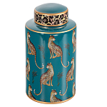 Ваза фарфоровая с крышкой Leopard Ccollection варинант исполнения - 1 | Loft Concept в Саратове