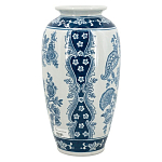 Ваза с синим цветочным орнаментом Blue & White Ornament  варинант исполнения - 2 | Loft Concept в Саратове