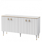 Консоль четырёхдверная с белым рельефным фасадом Expanses of Beauty варинант исполнения - 1 | Loft Concept в Саратове