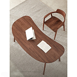 Стол рабочий округлой формы с ящиком  Working Moonnut Table варинант исполнения - 4 | Loft Concept в Саратове