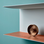 Дизайнерская подвесная полка Gio Ponti D.355.1 - D.355.2 Hanging Bookcase варинант исполнения - 2 | Loft Concept в Саратове