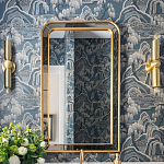 Зеркало в золотой раме Arched Mirror варинант исполнения - 2 | Loft Concept в Саратове