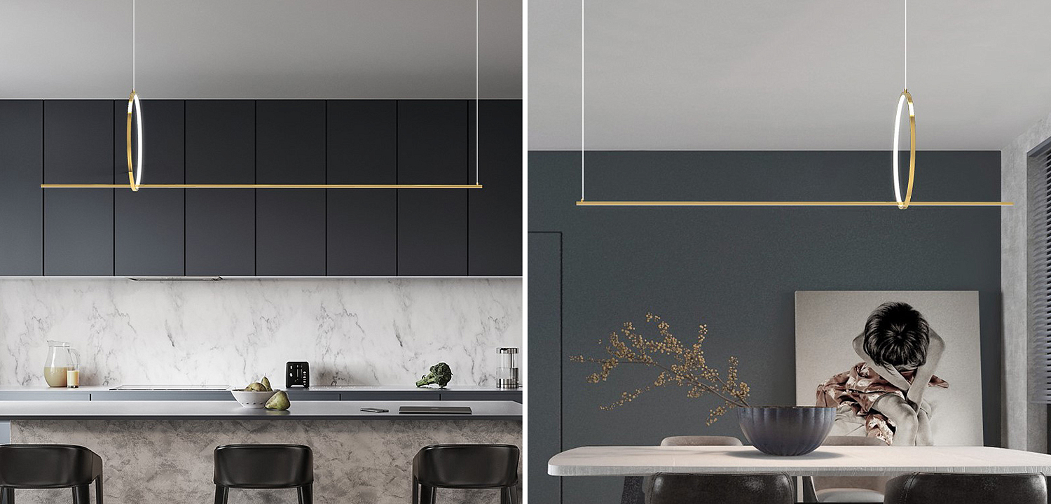 Дизайнерский Подвесной Светильник Ursa Geometric Ring Lamp 1 кольцо Дизайнерский Подвесной Светильник Ursa Geometric Ring Lamp 1 кольцо - Loft-Concept в Саратове