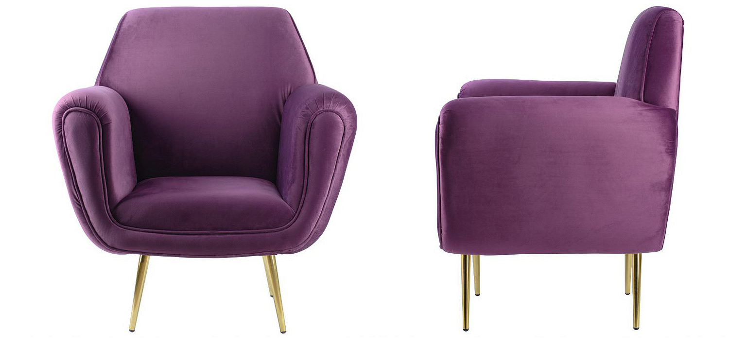 Кресло Lounge Chairs Gigi Radice purple Кресло Lounge Chairs Gigi Radice purple - Loft-Concept в Саратове