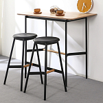 Черный барный стул Knopper варинант исполнения - 7 | Loft Concept в Саратове