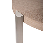 Столик журнальный с низкой круглой столешницей Wood Grain варинант исполнения - 4 | Loft Concept в Саратове